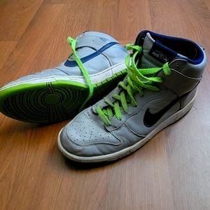 Custom Nike Seattle Seahawks Shoes, Men's Size 9